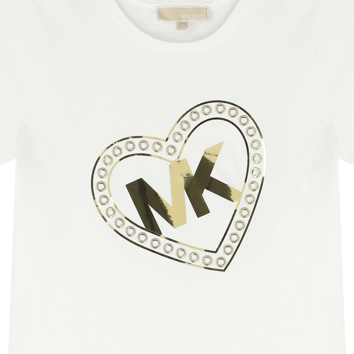 Girls Ivory Logo T-Shirt, 1, hi-res